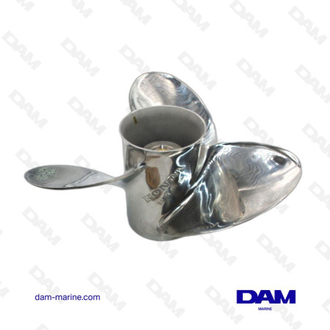HELICE INOX 3 PALES HAUTE HONDA OEM 58133-ZY3-A15LX