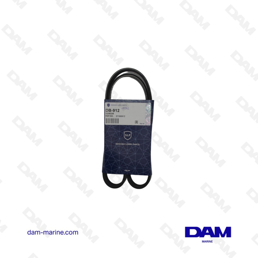 CINGHIA SERPENTINA POMPA ACQUA VOLVO - 21160912