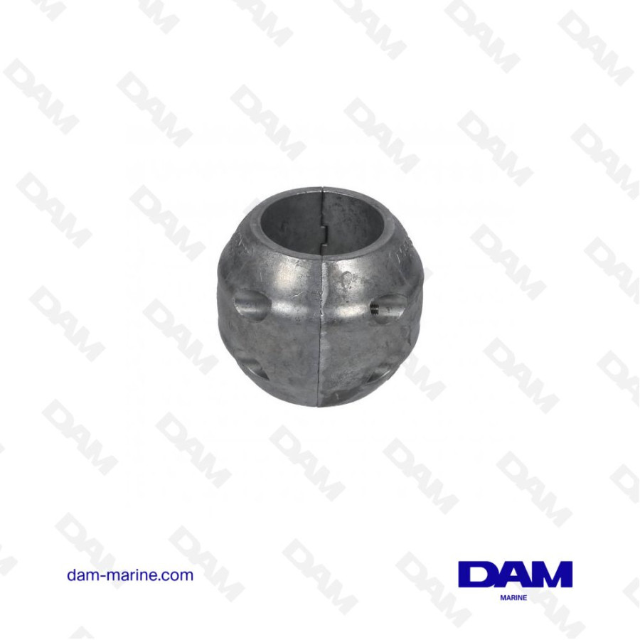 ANODE NOIX ARBRE 70MM - ALUMINIUM