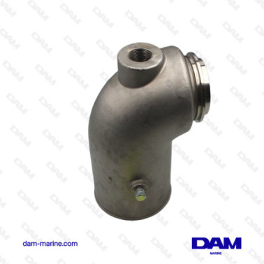 COUDE ECHAPPEMENT INOX DETROIT DIESEL