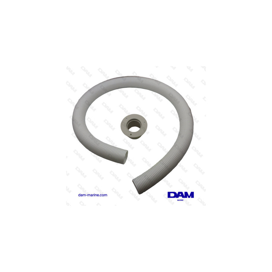 KIT GAINE PASSE CABLE HORSBORD BLANC 1.20M