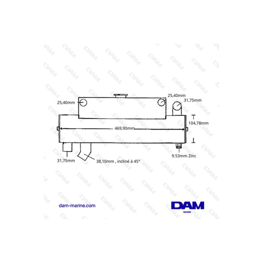 ECHANGEUR DE TEMPERATURE MERCRUISER