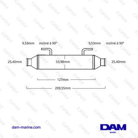 VOLVO POWER STEERING OIL COOLER - 3851921
