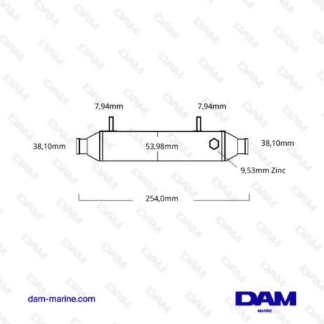 RAFFREDDATORE CARBURANTE - YANMAR 6LP DIESEL