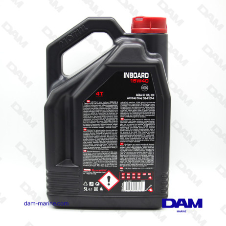 INBOARD ENGINE OIL 15W40 - 5L
