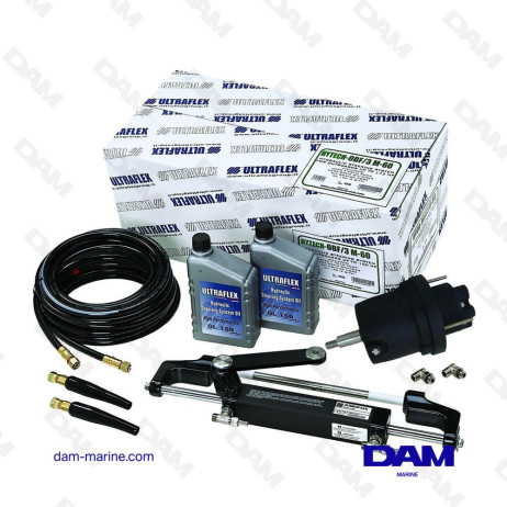 KIT DIRECTION HYDRAULIQUE NAUTECH-3/M JUSQU'A 300CV AVEC FLEXIBLES 20FT