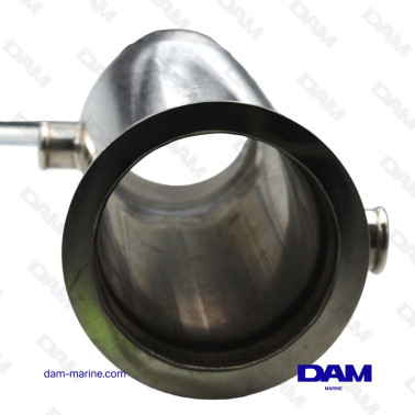 COUDE ECHAPPEMENT MERCURY RACING INOX