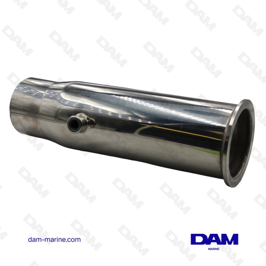 COUDE ECHAPPEMENT MERCURY RACING INOX
