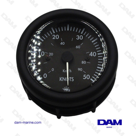 INDICATEUR DE VITESSE NOIR 0-55 MPH