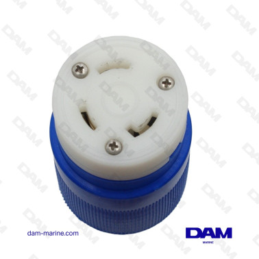 FICHE 30A 220V BLEU 14.332.00