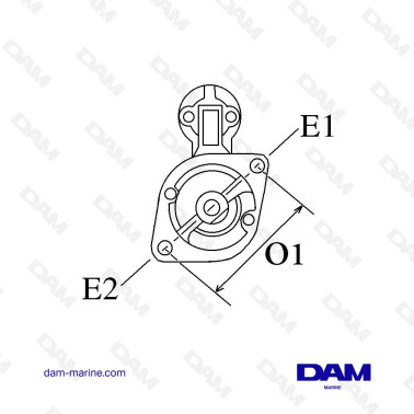 DEMARREUR LOMBARDINI - DEUTZ 12V