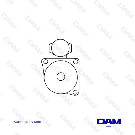 DEMARREUR VOLVO SERIE D4 - D6 - 12 VOLT
