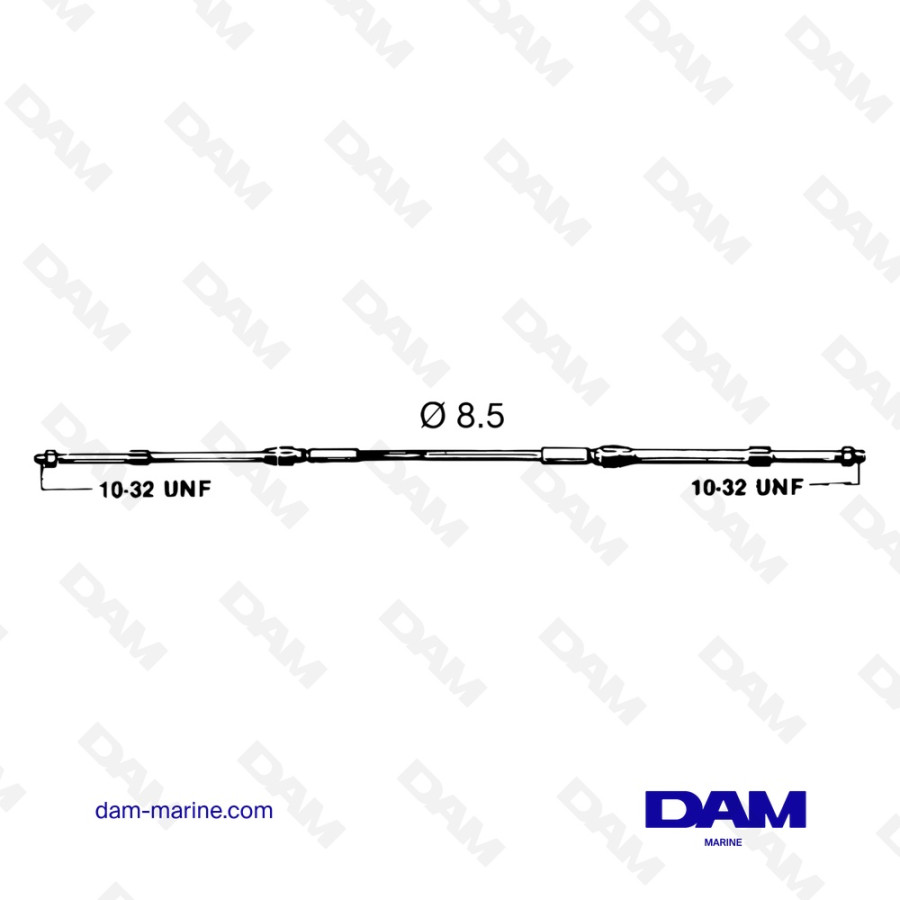 CABLE DE COMMANDE MACH-ZERO  13FT - 3.96M