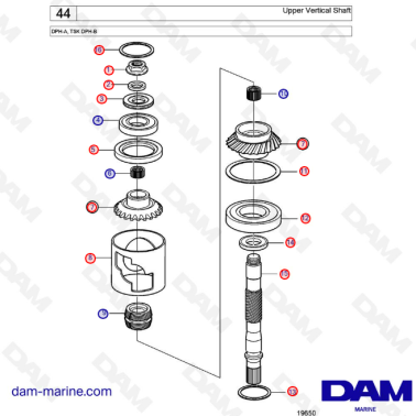 Upper Vertical Shaft - DPH-A & DPH-B
