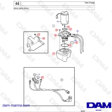 DPH-D, DPR-D, DPH-D1 Trim Pump