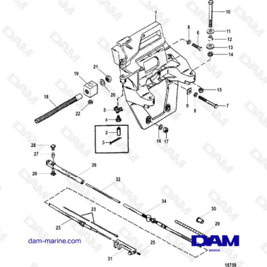 Vue éclatée Platines intérieures Alpha One G1
