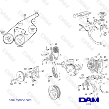 Accessory drive system - H5/H6 PCM