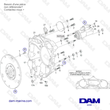 Starter Assembly & Bellhousing H5/H6