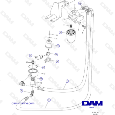 PCM ZR6 03-05 Remote Oil Filter
