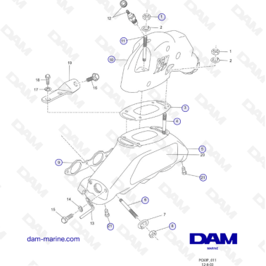 PCM ZR6 03-05 - Exhaust Manifold