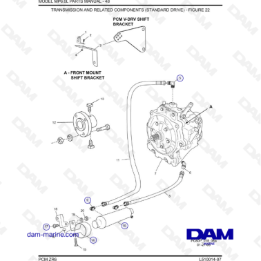 PCM ZR6 07 - Transmission & Related components