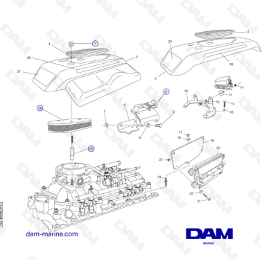 PCM 5.7L Excalibur 02 - Intake Manifold Components