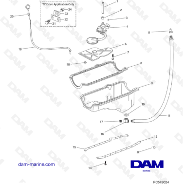 PCM Excalibur 5.7L - Oil Pan & Oil Pump Assembly
