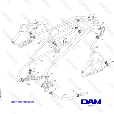 PCM Excalibur 5.7L 02 - Fresh Water cooling system