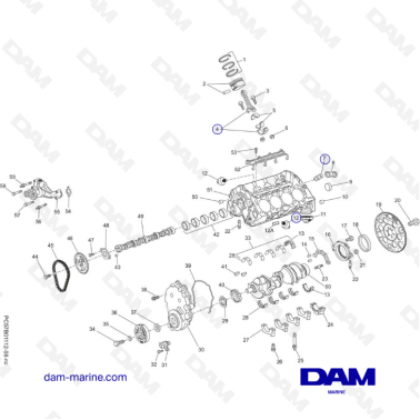 PCM Excalibur 343 2009 - Cylinder block assembly