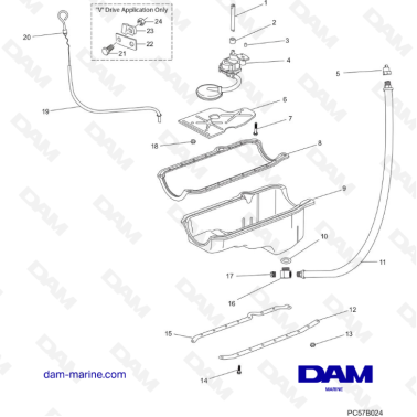 PCM Excalibur 343 - Oil Pan & Oil Pump