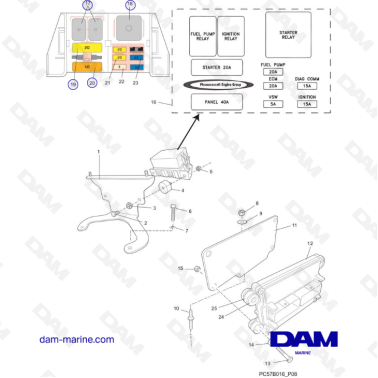 PCM Excalibur 343 - ECM & Relays
