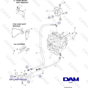 PCM Excalibur 343 - Transmission and related components