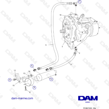 PCM Excalibur 343 - Transmission and related components