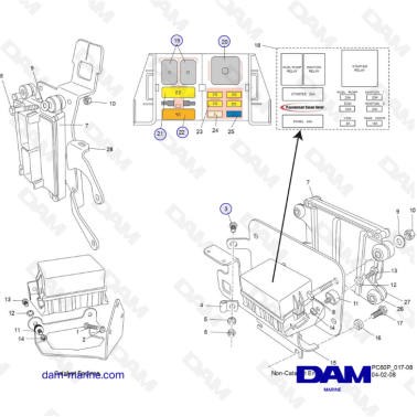 PCM ZR409 - ZR450 - 08/10 - ECM and RELAYS
