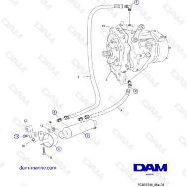 PCM ZR409 - ZR450 - 10+ - TRANSMISSION AND RELATED COMPONENTS (1.0:1 “V” - DRIVE)
