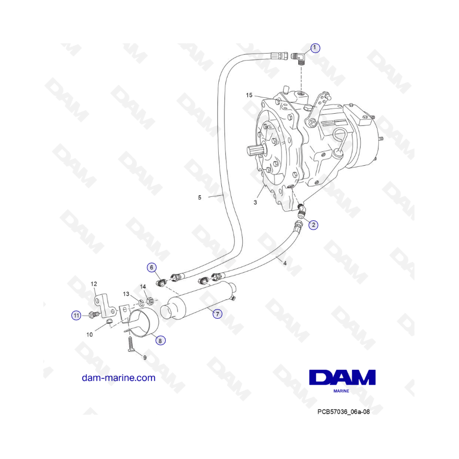 PCM ZR409 - ZR450 - 10+ - TRANSMISIÓN Y COMPONENTES RELACIONADOS (TRACCIÓN EN V 1.0:1)