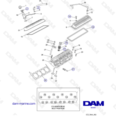 PCM Challenger 5.7 - CYLINDER HEAD ASSEMBLY
