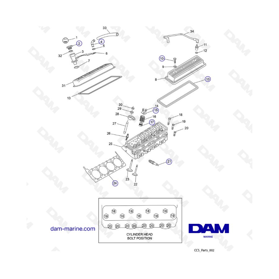 PCM Challenger 5.7 - CYLINDER HEAD ASSEMBLY