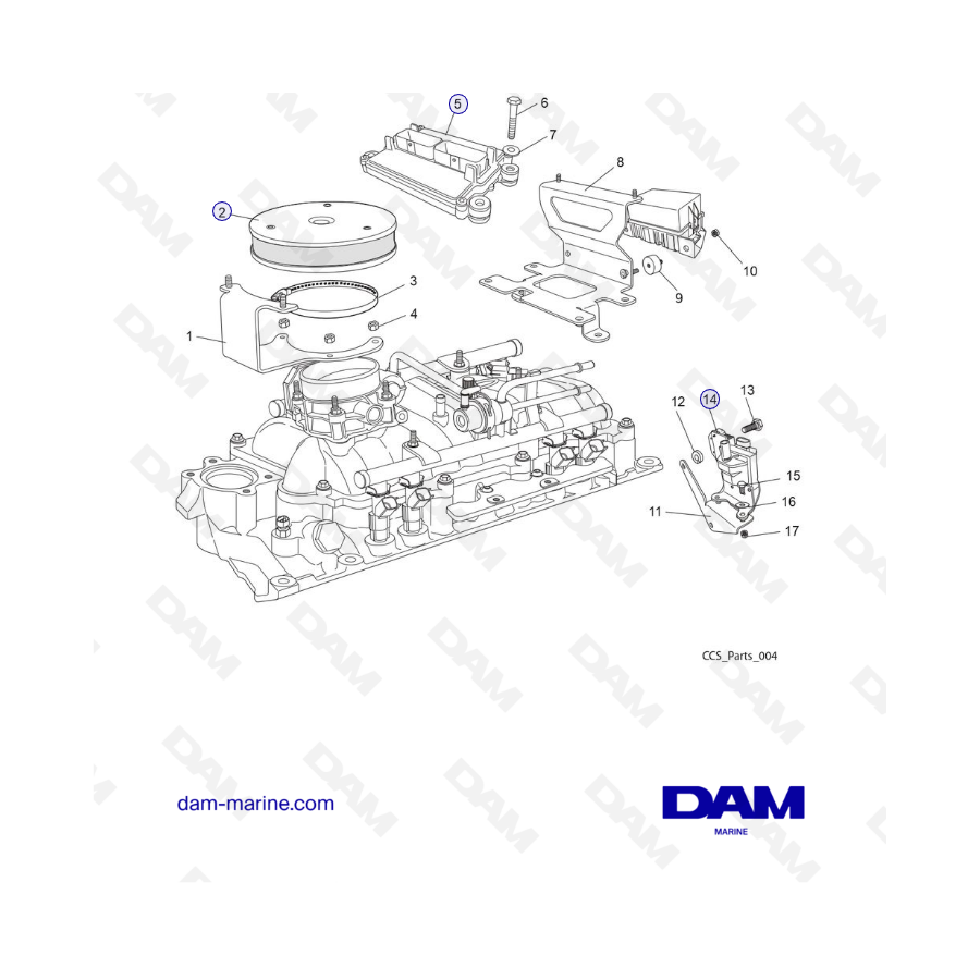 PCM Challenger 5.7 - INTAKE MANIFOLD COMPONENTS