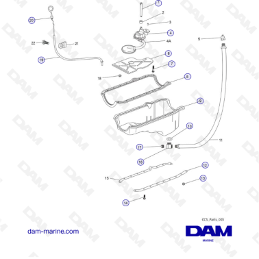 PCM Challenger 5.7 - OIL PAN and OIL PUMP ASSEMBLY