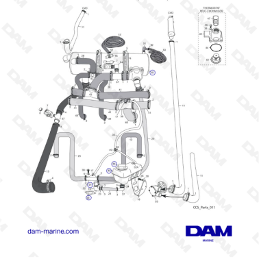 PCM Challenger 5.7 - COOLING SYSTEM COMPONENTS (xx-575VCS-xx)