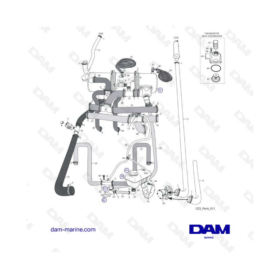PCM Challenger 5.7 - COMPONENTES DEL SISTEMA DE REFRIGERACIÃ“N (xx-575VCS-xx)
