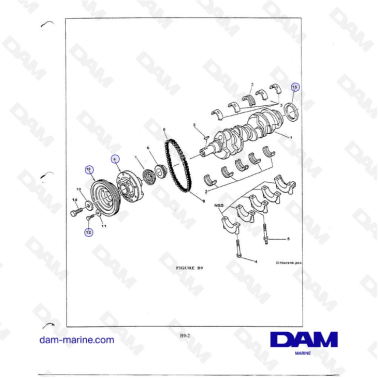 PCM Ford Ancien - FORD CRANKSHAFT AND MAIN BEARING GROUP