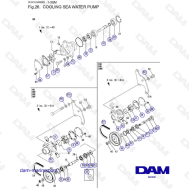 Yanmar 1GM, 2GM, 3GM, 3HM -...