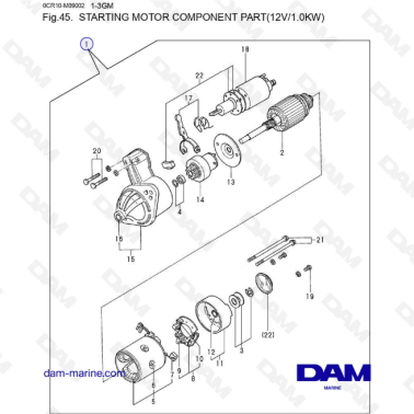 Yanmar 1GM, 2GM, 3GM, 3HM -...