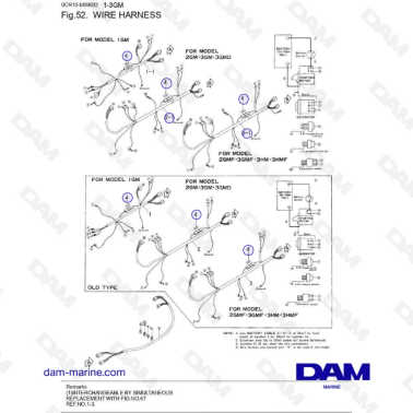 Yanmar 1GM, 2GM, 3GM, 3HM...