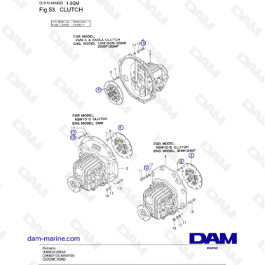 Yanmar 1GM, 2GM, 3GM, 3HM...