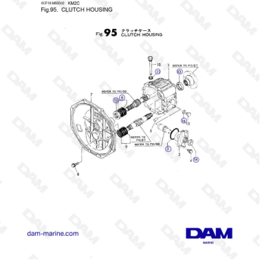 Yanmar 2GM20 - CLUTCH HOUSING