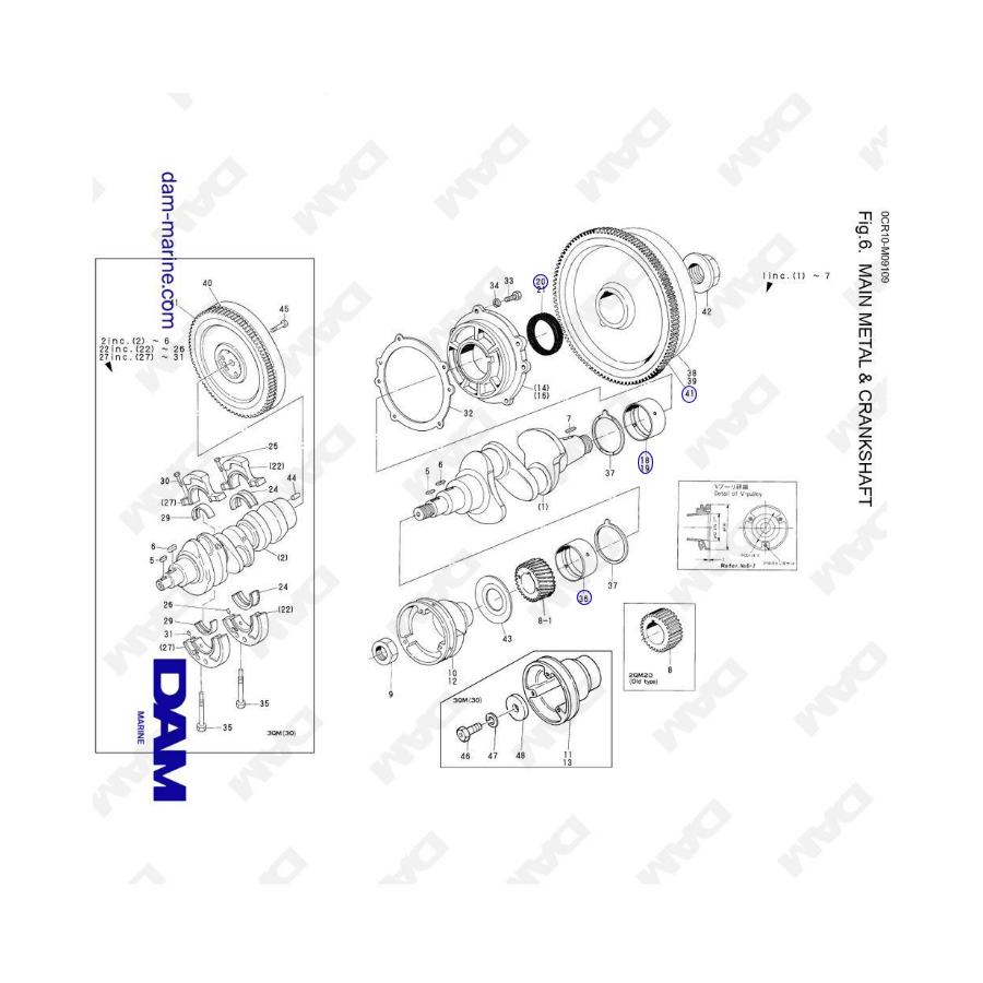 MAIN METAL & CRANKSHAFT
