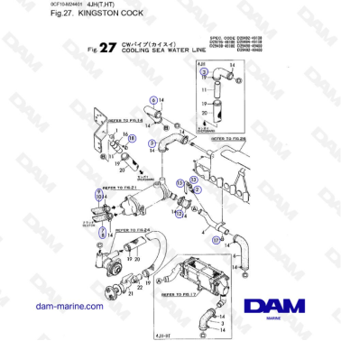 Yanmar 4JH - KINGSTON COCK